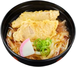 まぐろ節香る まぐろ天うどん（352円）