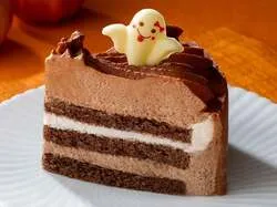 おばけチョコ×チョコレートムースケーキ♪（700円）