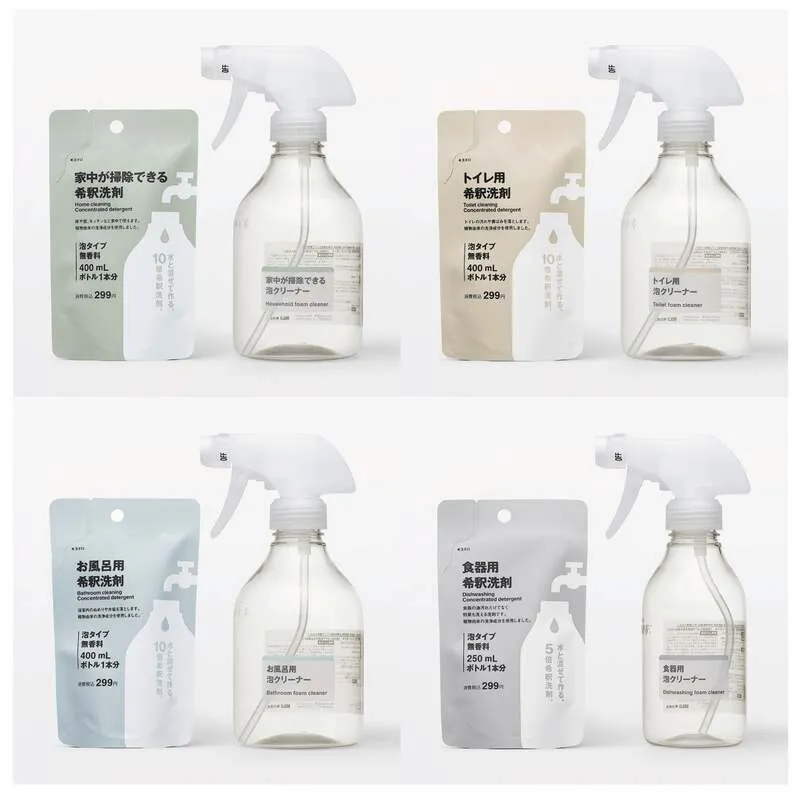 無印良品「希釈洗剤シリーズ」