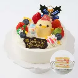 「サンタやトナカイ姿のぴよりんが勢ぞろい！クリスマスケーキ予約開始　名古屋・春日井」の写真