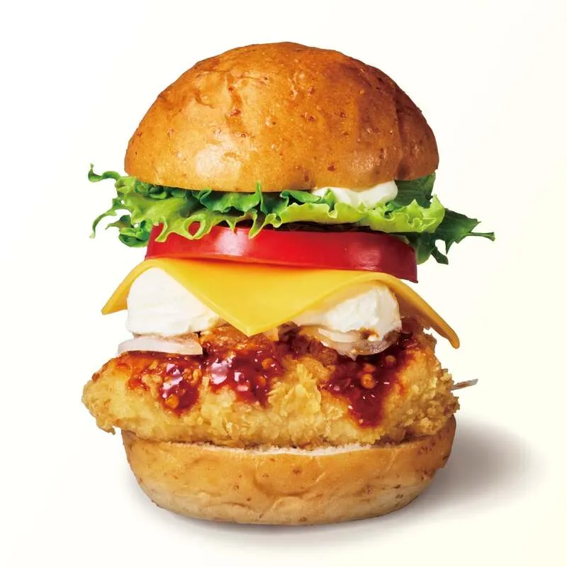 「麻辣サワークリームチーズバーガー」