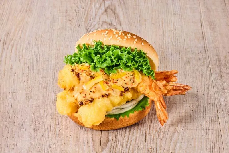 「神の海老バーガー ゆず白味噌」