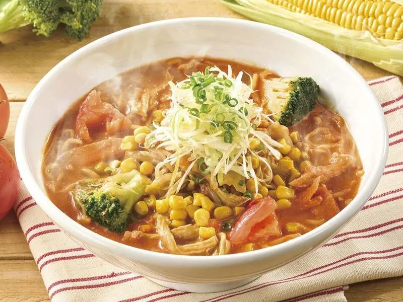 「野菜の恵み！トマト味噌らーめん」