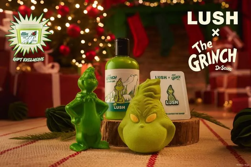 LUSHとグリンチの限定コラボレーション