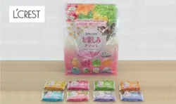 コメリ「L’CREST 薬用入浴剤8種お楽しみパック 発泡タイプ48錠」