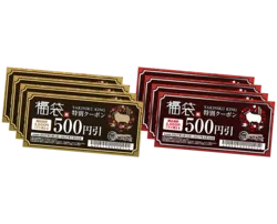 6,000円分のクーポン券（500円×12枚）