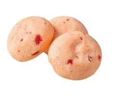 ※苺香料使用、※ストロベリーキャンディーチップ0.8%使用（100g650円）