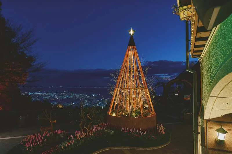 神戸の夜景と「クリスマスタワー」の絶景