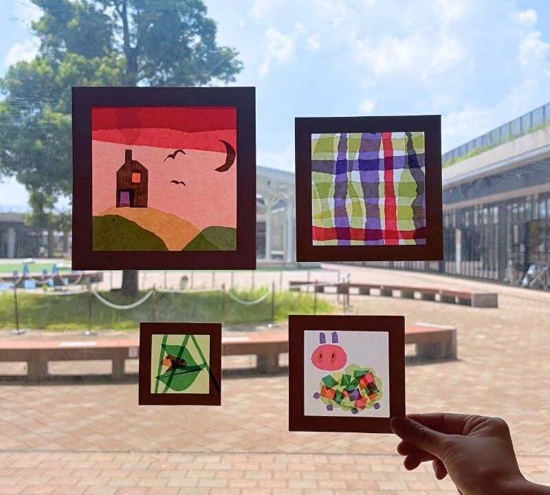 ちぎり絵のワークショップ