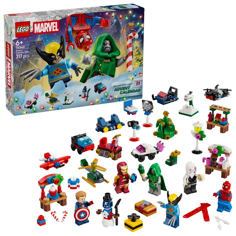 ヒーローのミニフィギュア6体が登場
