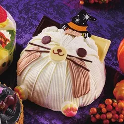 シャトレーゼ「ハロウィン 魔女ネコちゃんのデコレーション」