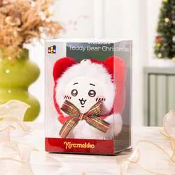 「ちいかわ・ハチワレ・うさぎがテディベア姿でおめかし！クリスマス版のKiramekko発売」の写真