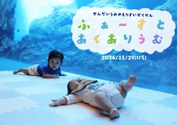 「0歳〜1歳限定で開館前の水族館へ！赤ちゃん目線のクラゲ水槽も　仙台うみの杜水族館」の写真