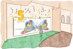 「絵の具で約4mのはらぺこあおむし作り！0歳から予約不要で参加　PLAY! PARK ERIC CARLE」の写真