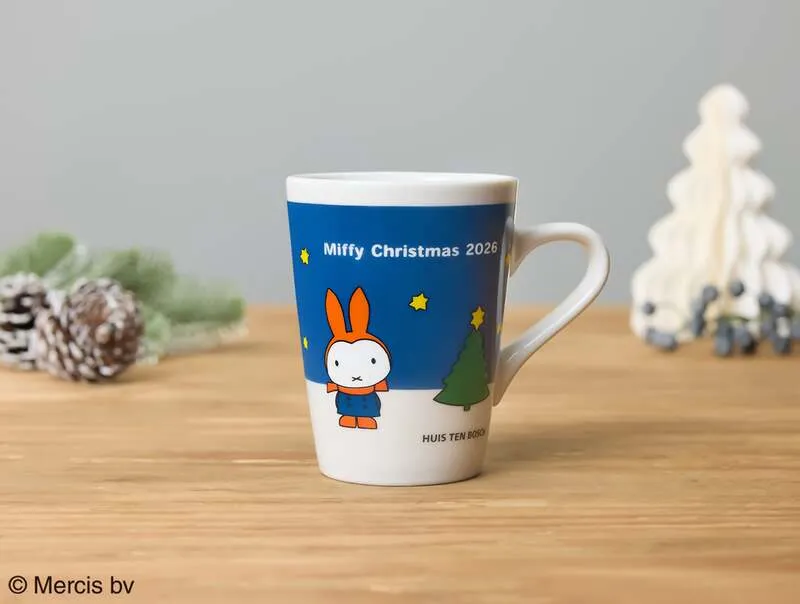 ハウステンボス クリスマスマーケット会場限定 ミッフィーデザインマグカップ（1,600円）
