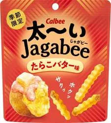 カルビー「太ーいJagabee たらこバター味」