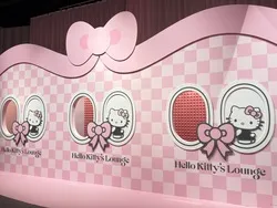 「自分だけのBGMやシュシュも「Hello Kitty’s Lounge」体験エリアを徹底レポ【動画付】」の写真