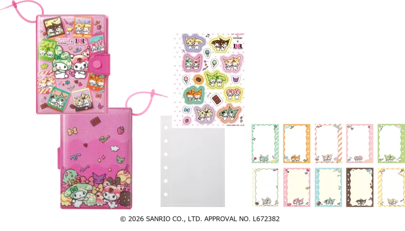 オリジナルシール帳付き サイズ：タテ約15.5cm×ヨコ約11cm（スモール3,100円／レギュラー3,660円）