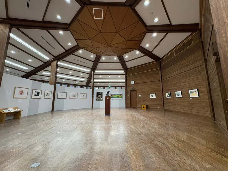 安曇野アートライン展の作品展示