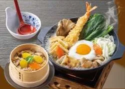 グランドメニューの「【藍屋特製】鍋焼きうどん」