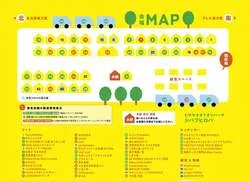 会場MAP（シバフヒロバ）。番号は当日のチラシ・公式サイトと共通