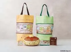 「すみっコぐらし×珈琲館の福袋！限定グッズ付き　店頭分はホットケーキ引換券も！」の写真