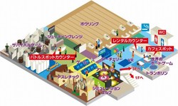 CROSPO千葉浜野店 フロアマップ2階