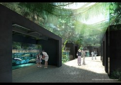 2020年夏オープン予定の水族館（イメージ）