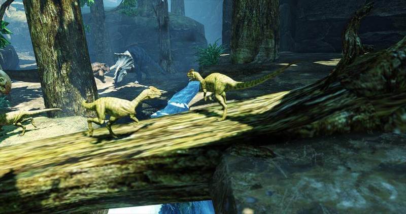 「ABAL：DINOSAUR」VR画面イメージ