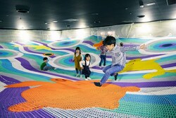 「あわあわラグーン」エリアのアトラクション「かいりゅうぐるぐる」