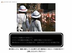 クエスト例2「飼育スタッフを助けて！（フラミンゴ編）」