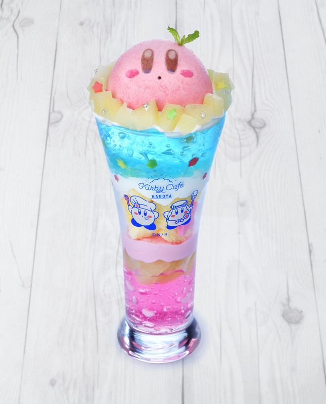 「カービィのピーチ ピーチパフェ」1,650円　※スーベニアパフェグラス付き2,530円