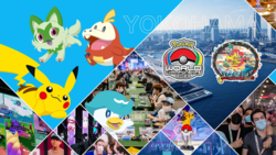 「横浜みなとみらいがポケモン一色に！　ピカチュウの大行進も復活」の写真
