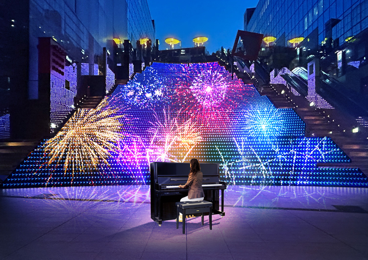 花火のアート作品 フレーム付き Amazon | ダイヤモンドアート キット 新潟県 長岡の花火