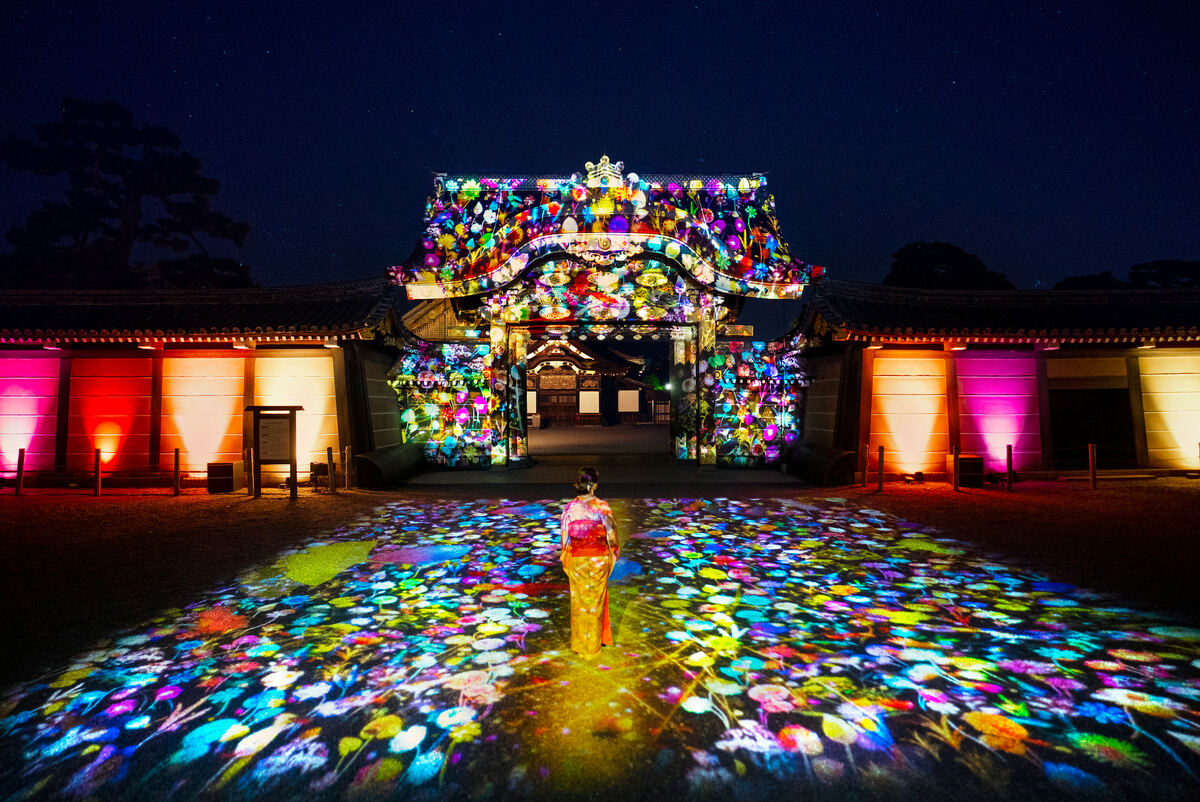 京都「二条城」で体験型アートイベント開催 世界遺産で紅葉満喫 | いこ