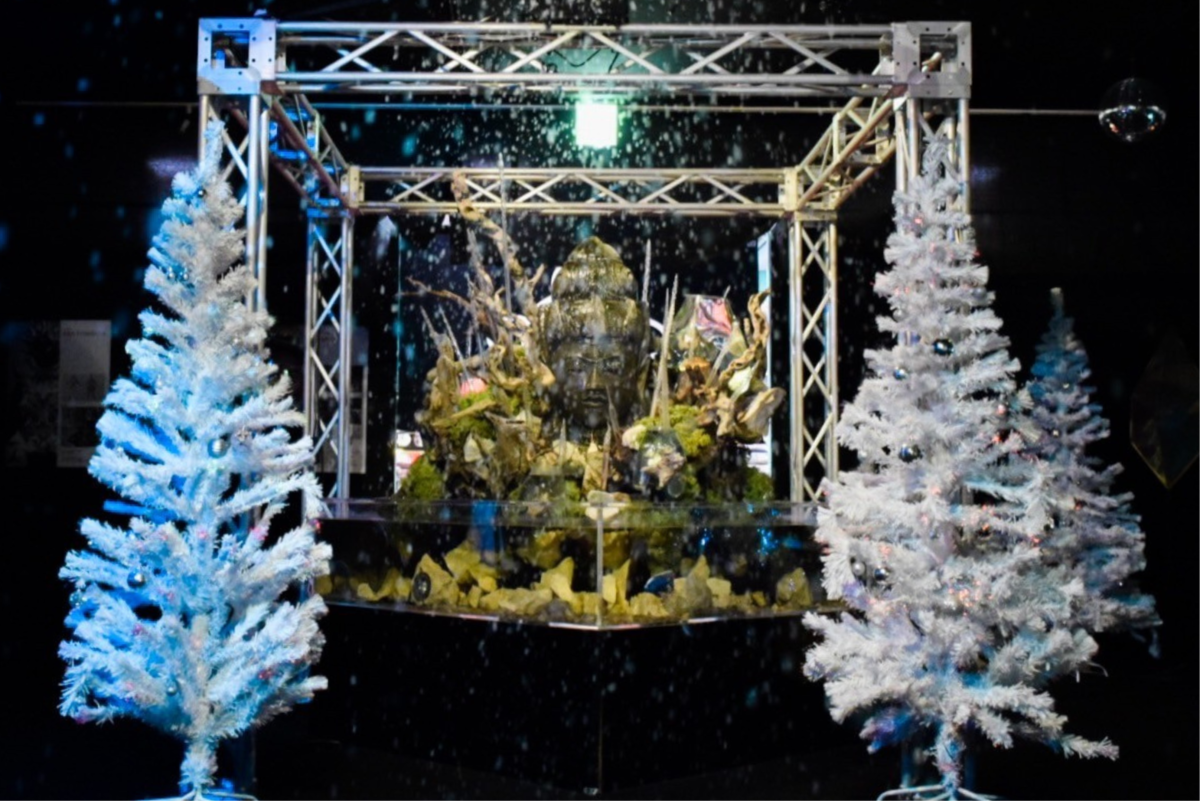 横浜の水族館でクリスマス！ ツリー大量60本＆雪が降る仕掛けも