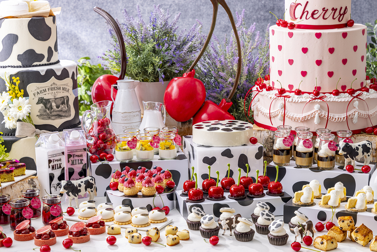 コンラッド東京で、さくらんぼが主役の「チェリー＆ミルク スイーツ