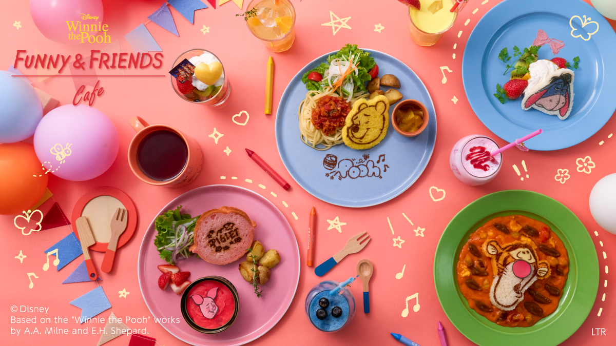 ディズニーの人気キャラクター「くまのプーさん」のカフェが、東京