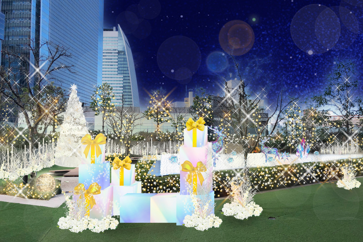 愛知県の「大名古屋ビルヂング」で入場無料のクリスマスイルミ フォト