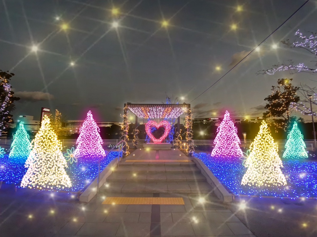 大阪府泉南市の「SENNAN LONG PARK」でイルミイベント！ カラフルな