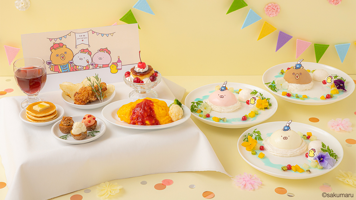 LINEスタンプで大人気「うさまる」10周年カフェが東京・大阪で