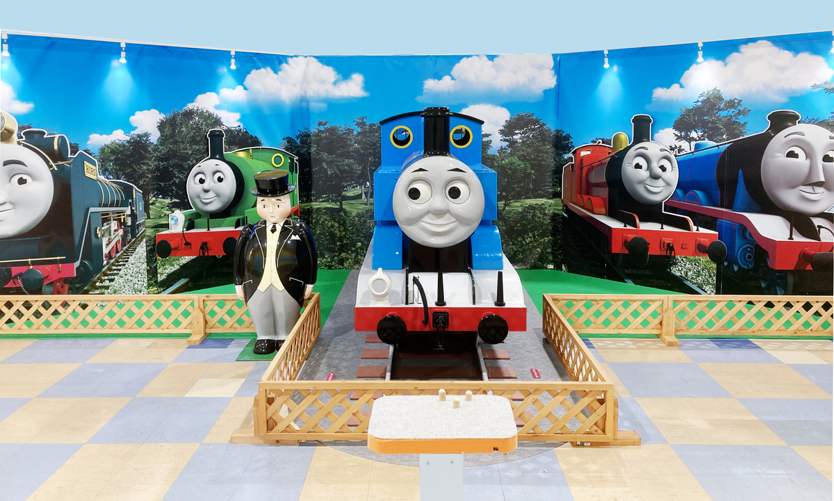 北海道「きたゆざわ森のソラニワ」できかんしゃトーマスと遊べる