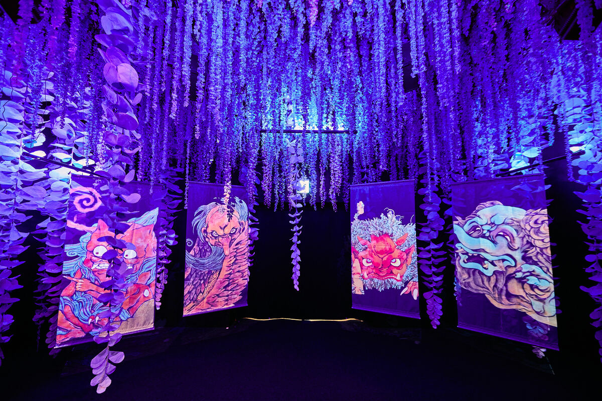 名古屋で世界初の没入型デジタルアートミュージアム「動き出す妖怪展