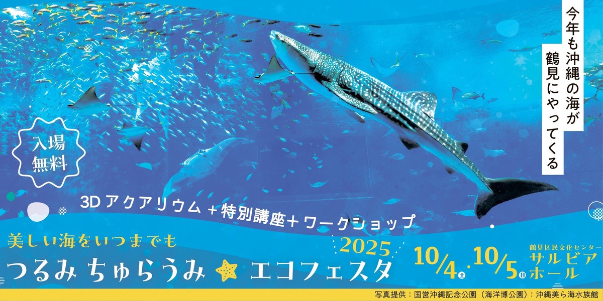 横浜で沖縄の海を体験！人気イベント「つるみ・ちゅらうみ エコ