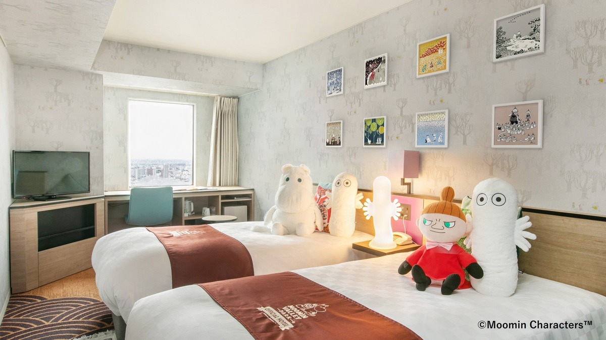 豊島区サンシャインシティプリンスホテルでムーミンスペシャルルーム