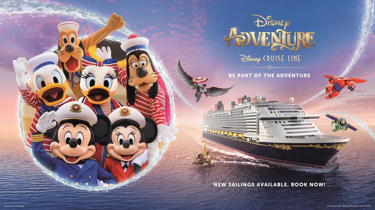 新造船「ディズニー・アドベンチャー」が2026年3月デビュー！3泊4泊
