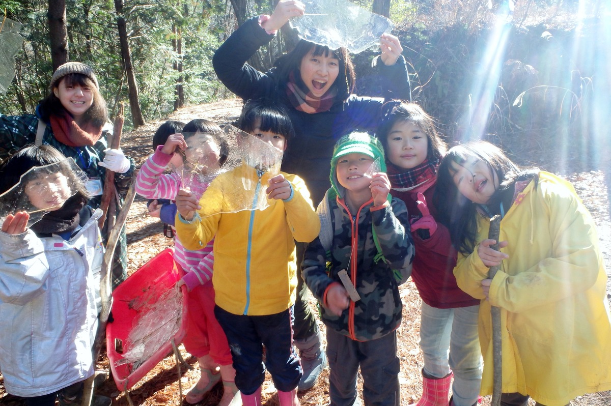 信州の里山で薪割り・もちつき・そり滑り！ 冬休み山賊キャンプ参加者