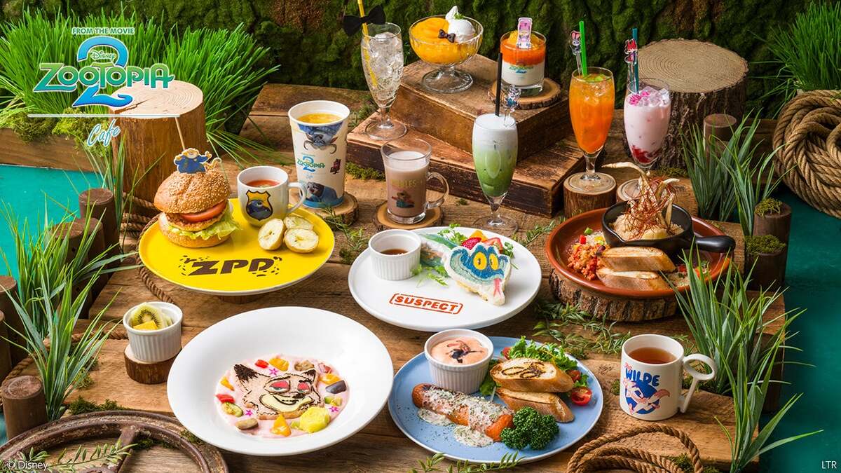 ディズニー映画『ズートピア2』のカフェが東京・大阪・愛知で期間限定