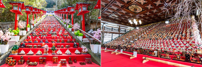2026】圧巻の「大規模ひな祭り」15選｜118段の石段や7m巨大ピラミッド