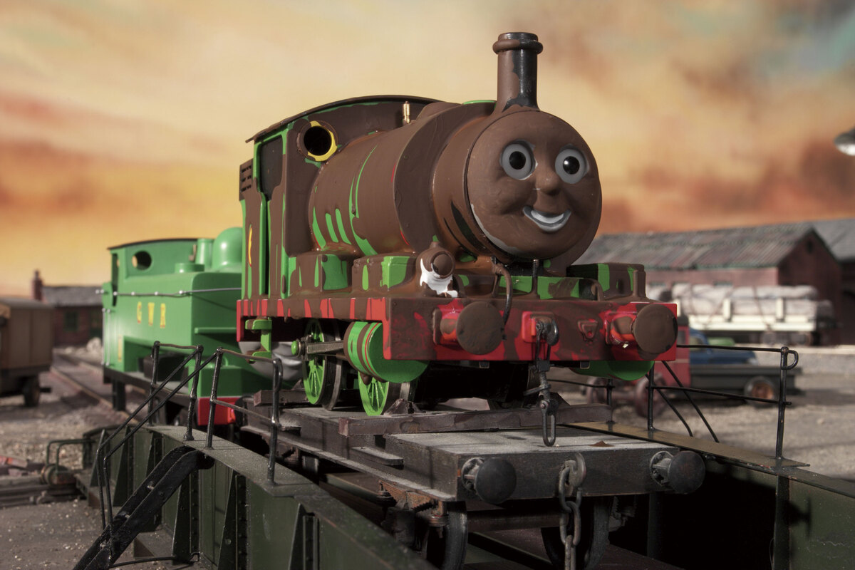 チョコまみれのパーシーに会える！トーマスタウンのバレンタイン